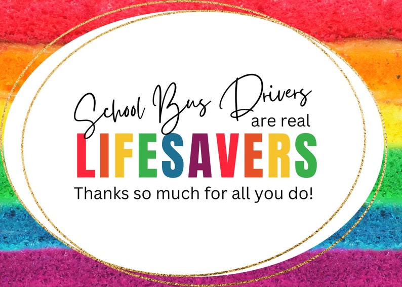 School Bus Drivers Appreciation Week Etsy