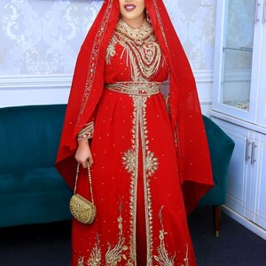 Moroccan Dubai Royal Kaftan Arabic Abaya Maxi Hand Beaded - Etsy
