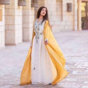 Traditional Dubai Moroccan Arabic Kaftan Royal Bridal Abaya - Etsy