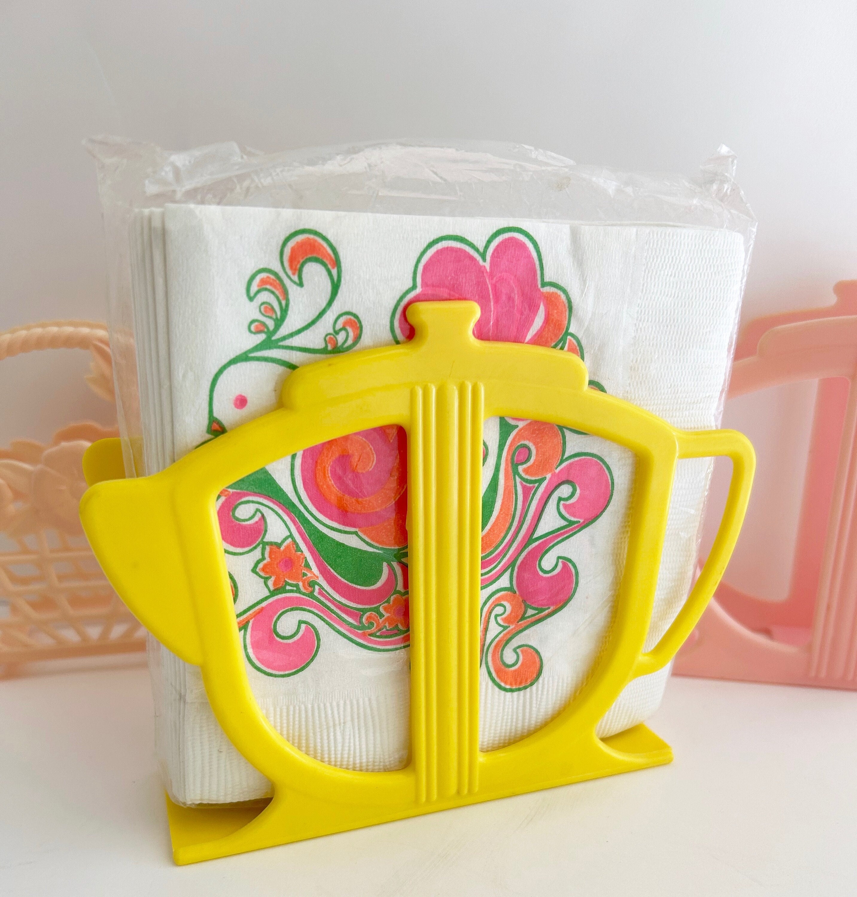 Yellow napkin holder discount