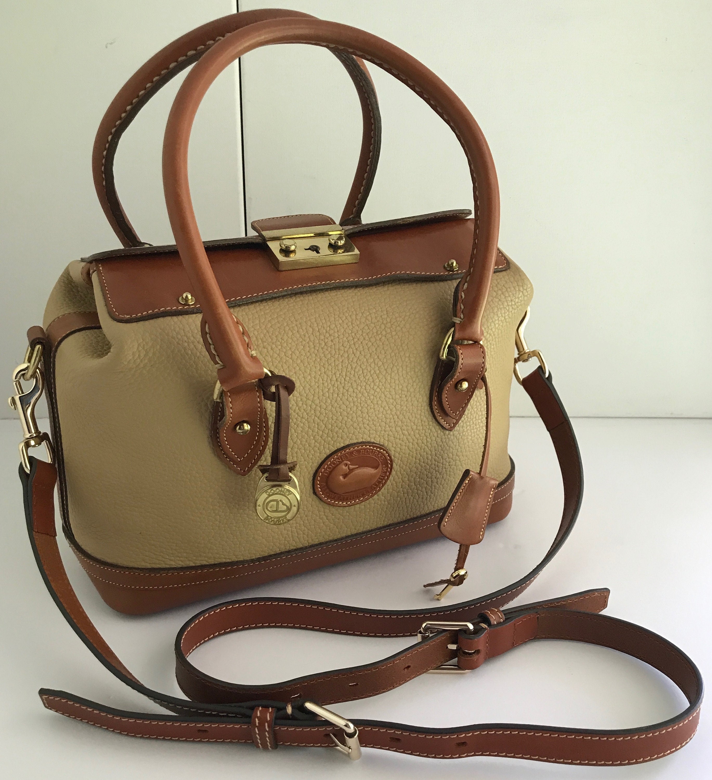 Dooney & Bourke Vintage Speedy Doctor Bag White - $55 (90% Off