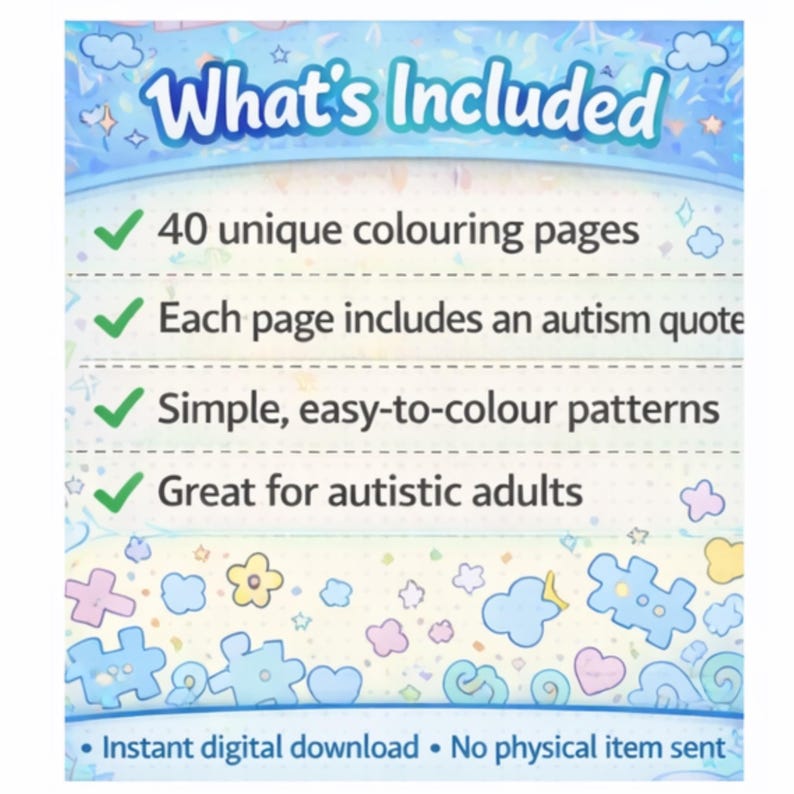 40 Autism Quotes Colouring Pages | Digital Download | Adult Colouring ...