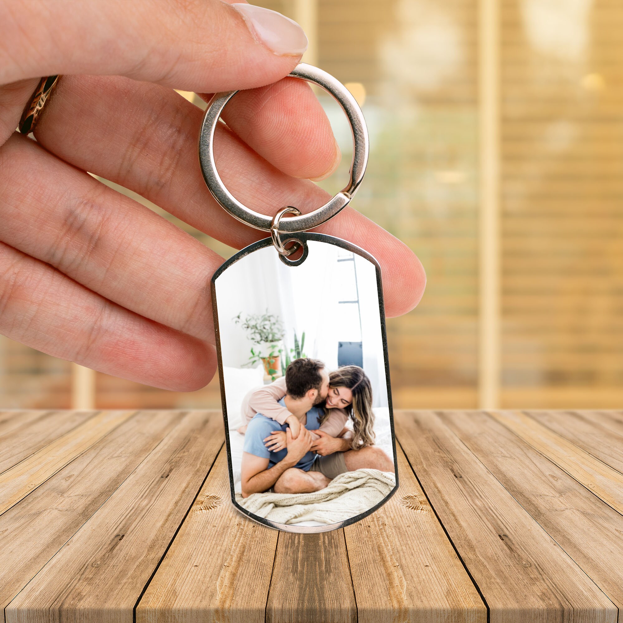 Personalized Photo Keychain, Personalized Keychain for Boyfriend