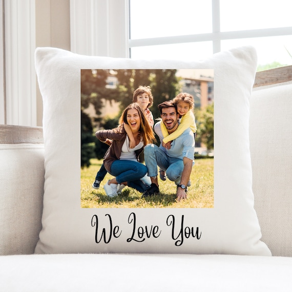 Personalized Photo and Text Pillow Custom Throw Pillow Housewarming Gift Christmas Gift Home Decor Customized Pillowcase With Picture Etsy
