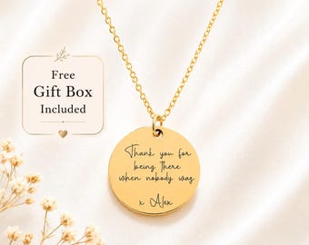 Personalized Custom Message Necklace, Custom Message Jewelry, Pendant Necklace, Custom Jewelry, Customized Jewelry, Christmas Gift For Her