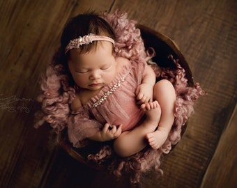 Accessoires photo nouveau-né, tenue de photoshoot nouveau-né, body fille nouveau-né avec tulle, vêtements bébé, body rose vieux babygirl, cadeau de babyshower