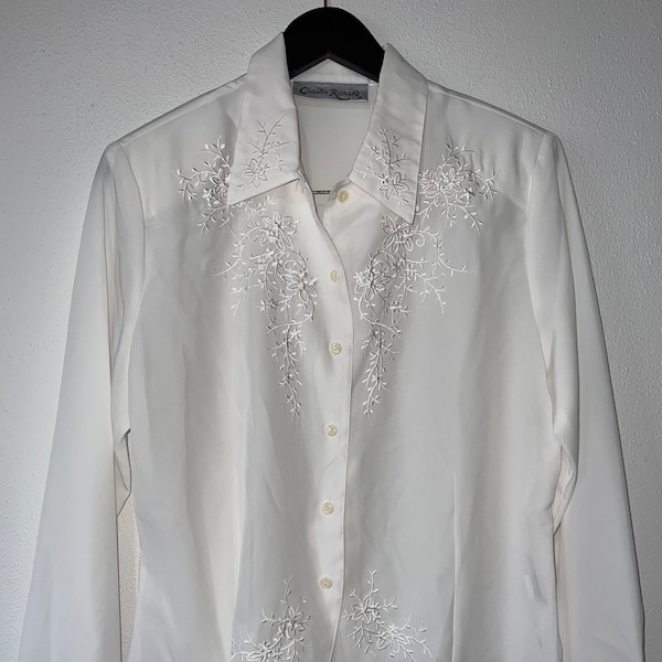 Claudia Richard button down blouse size 12