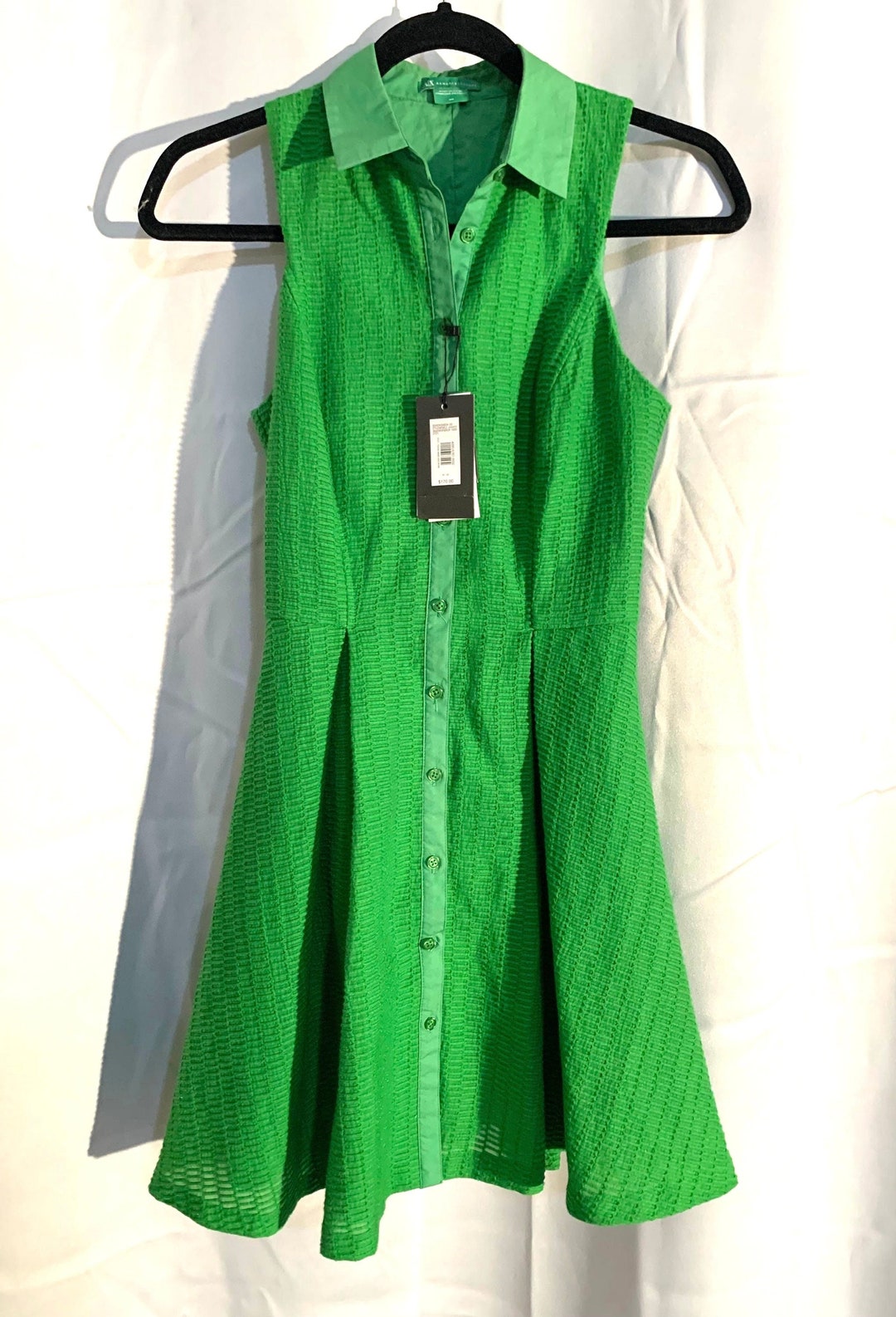green emerald velvet dress Armani Exchange Dress With Appliqus  FashOnFire