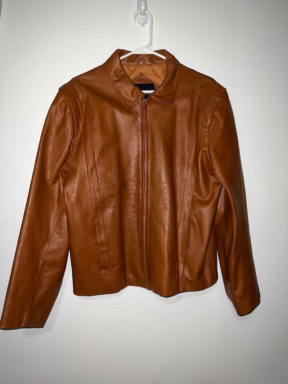 Dialogue leather jacket hot sale