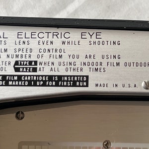 Bell & Howell Auto Load Dual Electric Eye - Etsy