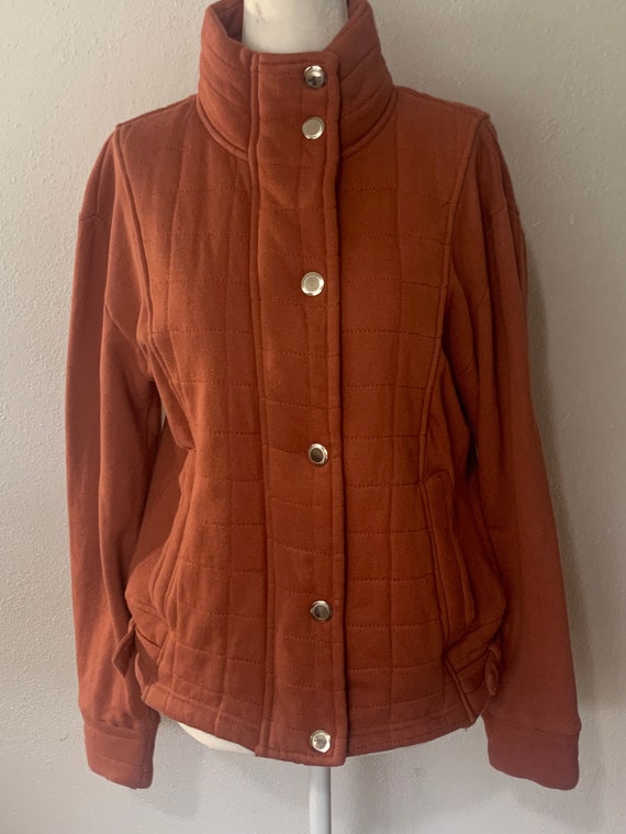 BKE quilted copper jacket women’s medium - image 1