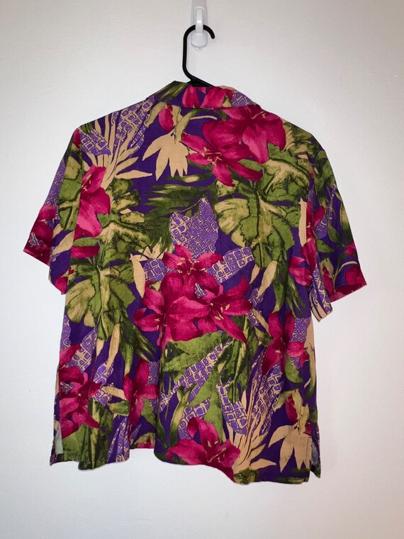 Koret multicolor button down size large - image 2