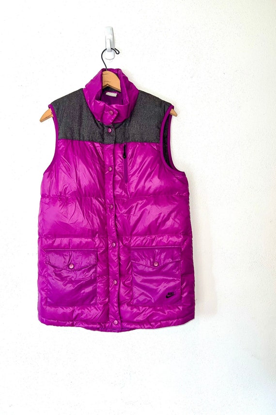 nike puffer vest womens