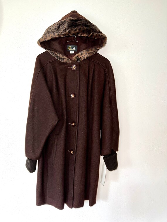 Mariel wool coat size small - image 1