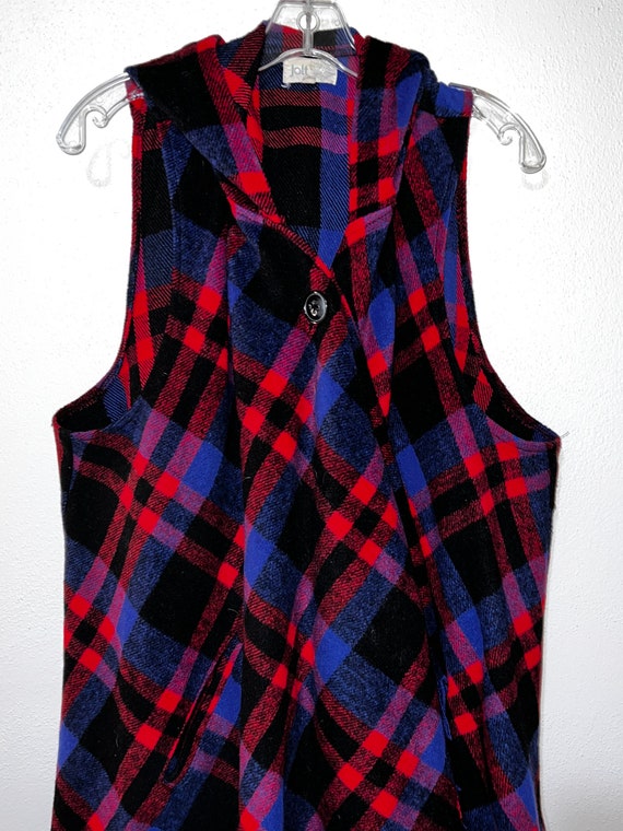 Jolt flannel hooded vest size 2X - image 3