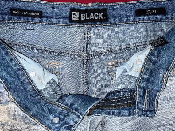 Buckle Black Jeans Size 32 30 Etsy Canada