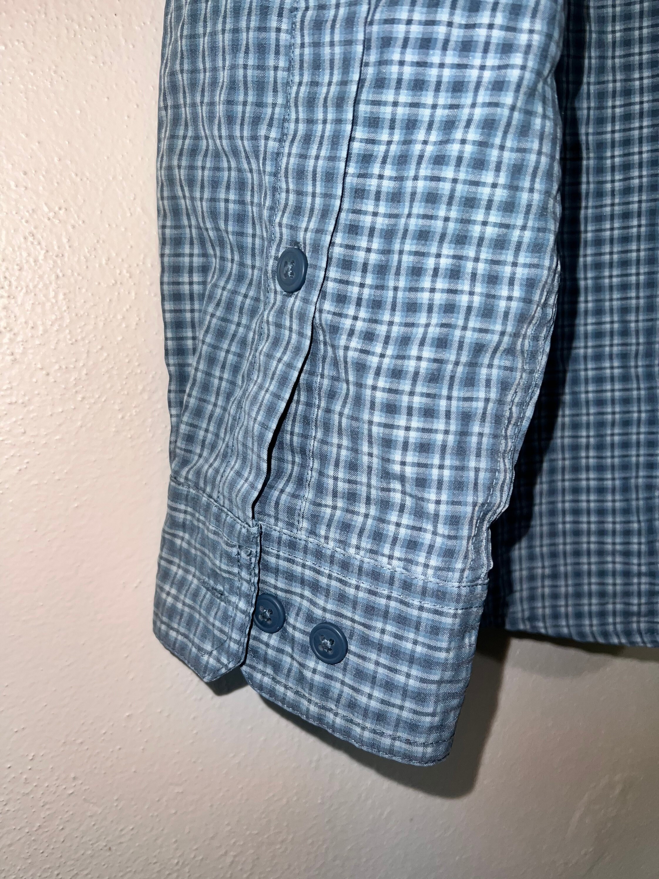 EDEN PARK Chemise bleue en coton à carreaux - H20CHECL00013 , Chemises