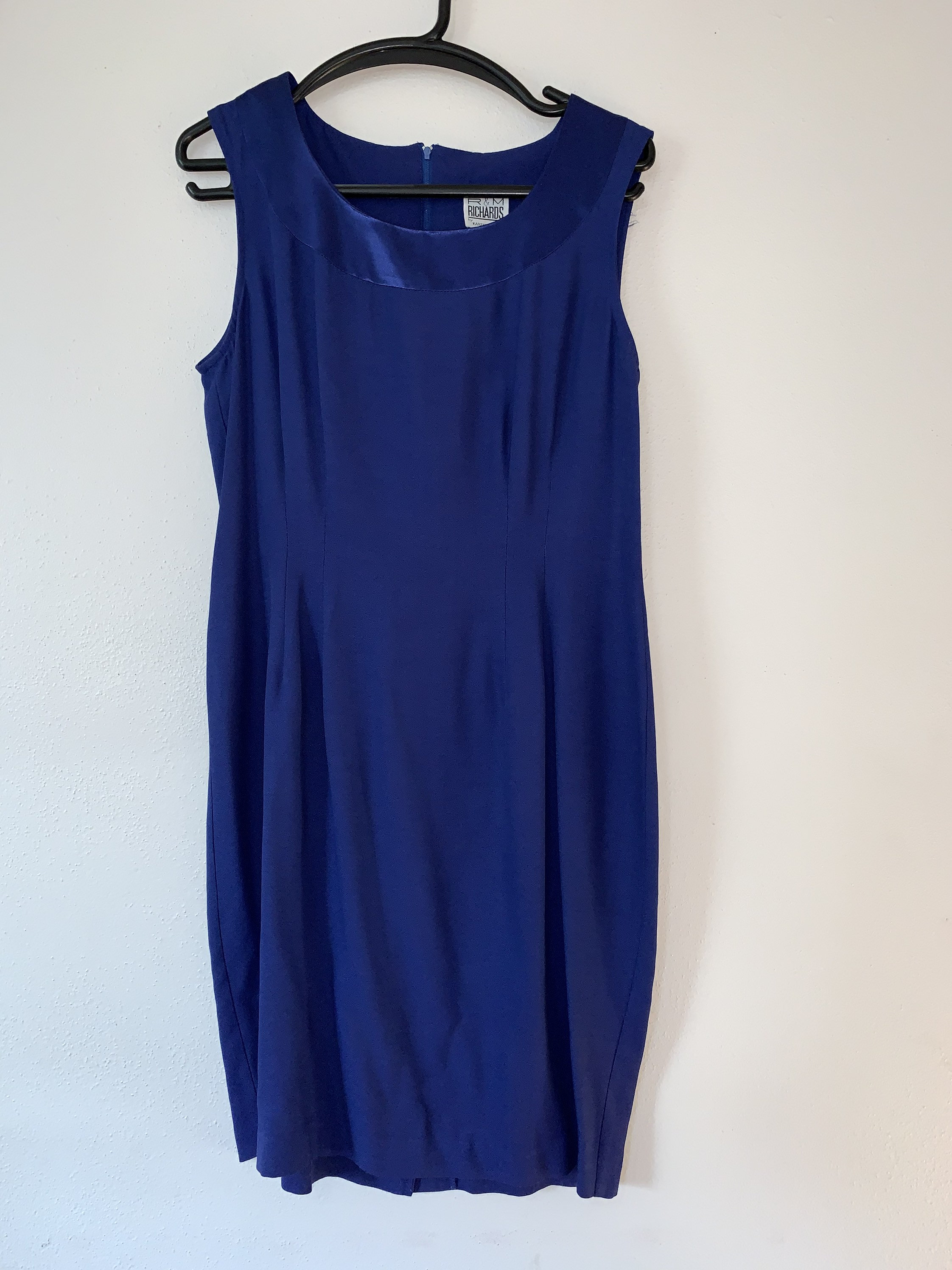 Robe Cocktail R & M Richards By Karen Wong - Taille 10 Bleu Marine - Occasion Comme Neuve