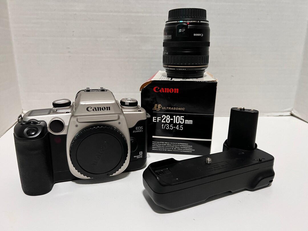 絶対的な信頼 II Elan EOS Cannon E 28-105mm Cannonef Lens + Pack Battery + Film Camera
