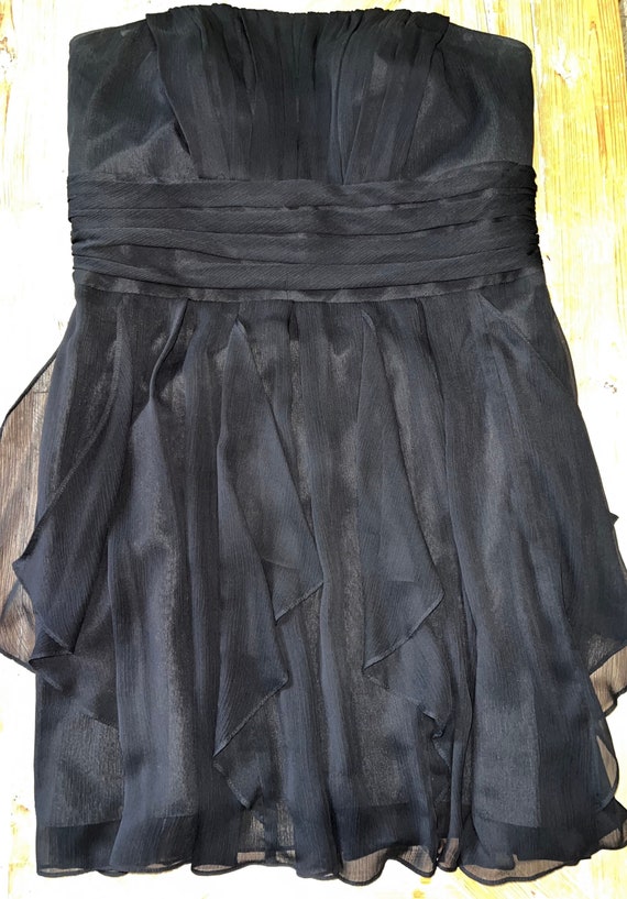 David's Bridal Black Strapless Dress Size 18 - Etsy David's Bridal Black Strapless Dress Size 18 - Etsy