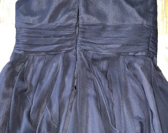 David's Bridal Black strapless dress size 18