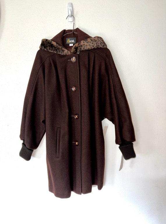 Mariel wool coat size small - image 2