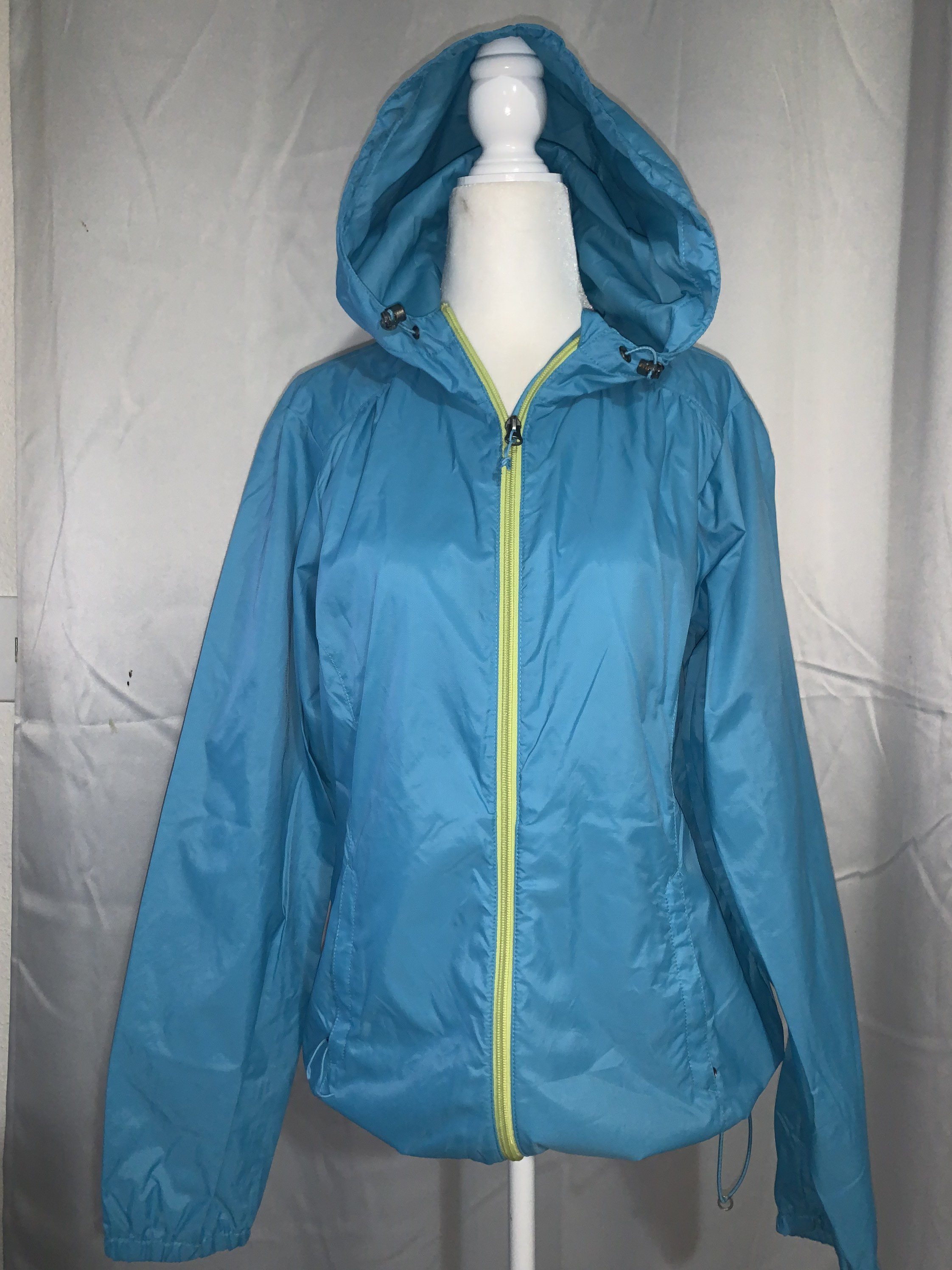 Veste Coupe-Vent Eddie Bauer Pour Femme - Taille M, Noire - Poches Zippées - Occasion Inde