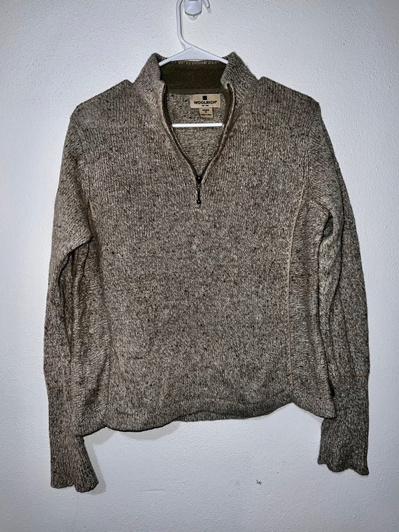 Woolrich sweater khaki Heather size medium