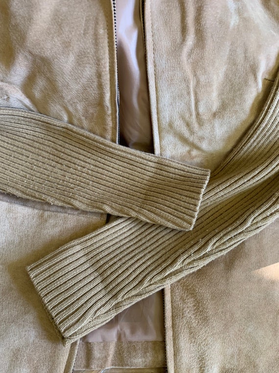 AMI leather jacket size small - image 5