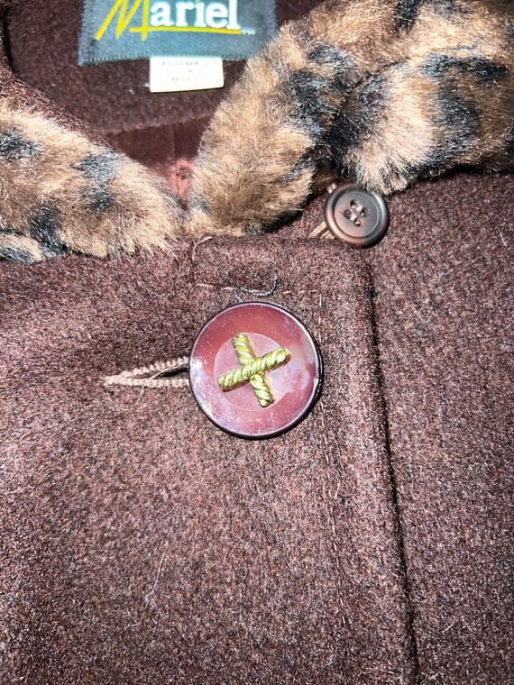 Mariel wool coat size small - image 5