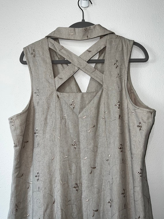 Buy Sheri Martin New York Linen Dress Size 18 Online in India - Etsy