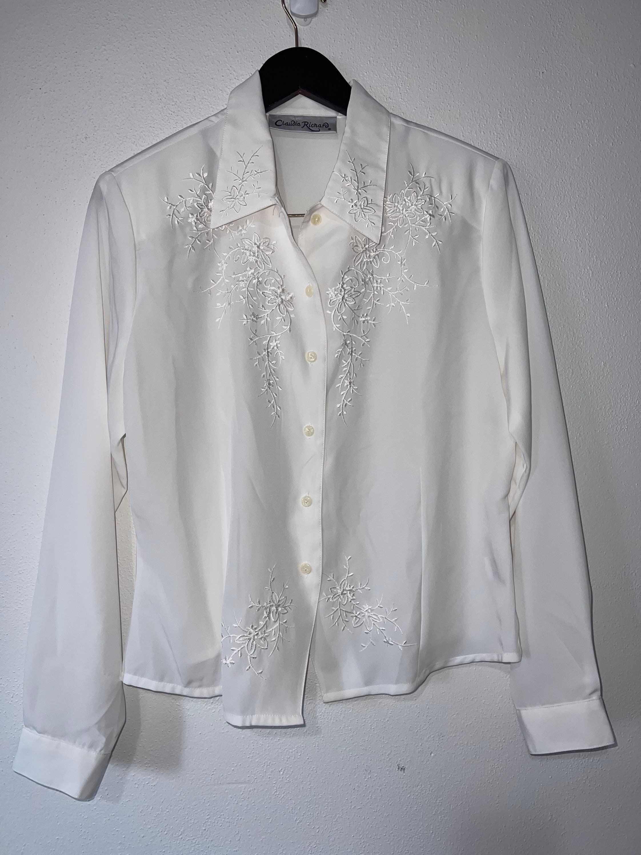 Claudia Richard Button Down Blouse Size 12 - Etsy Claudia Richard Button Down Blouse Size 12 - Etsy