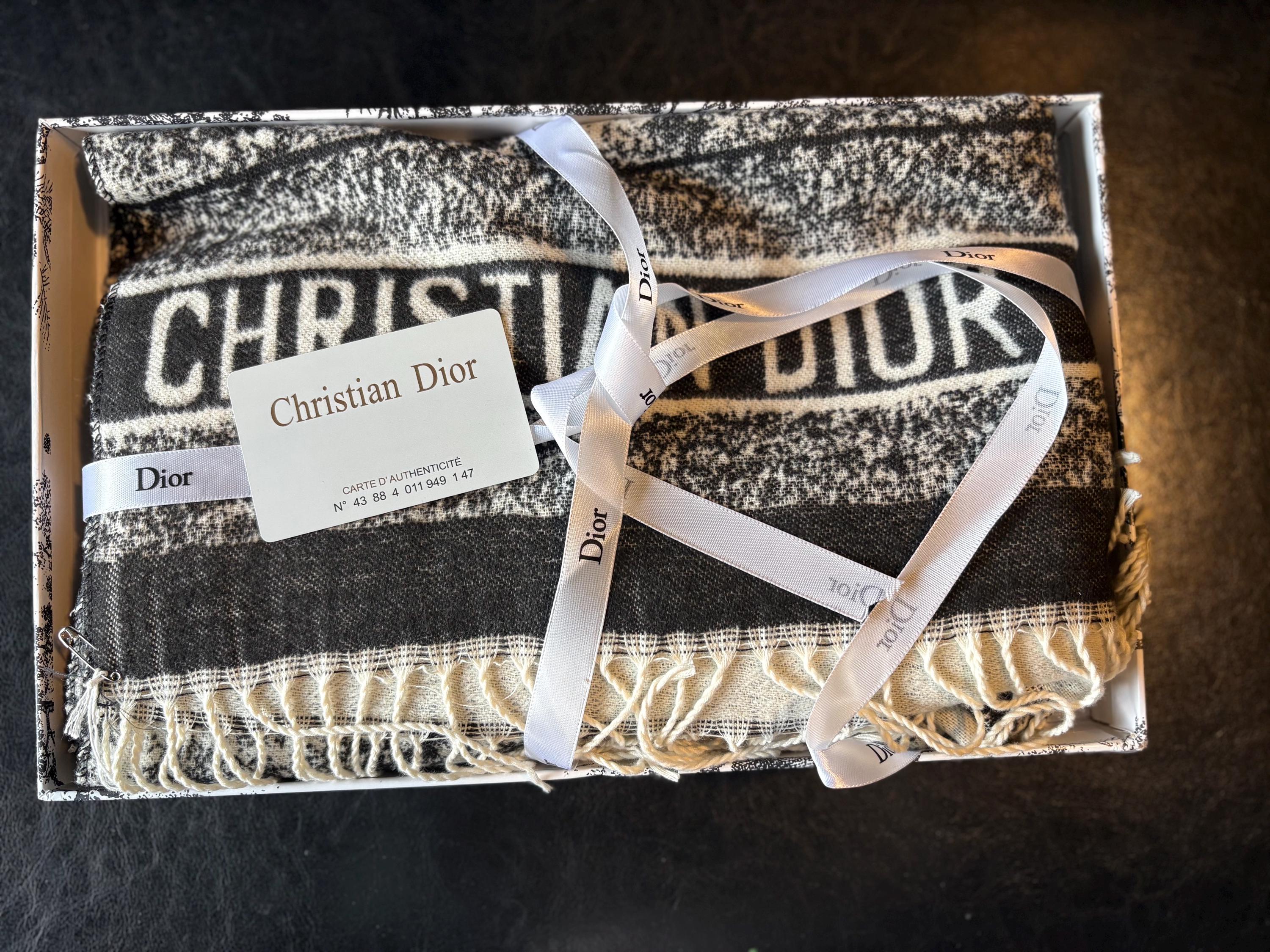 Christian Dior Scarf Silk - Etsy