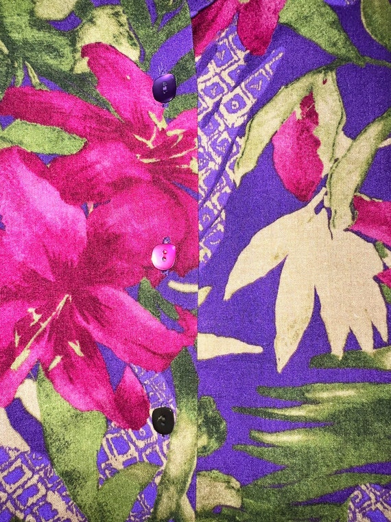 Koret multicolor button down size large - image 3