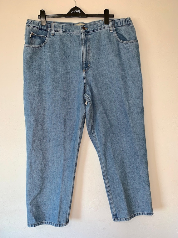 LL Bean Comfort Waist Jeans Mens Size 42x28 