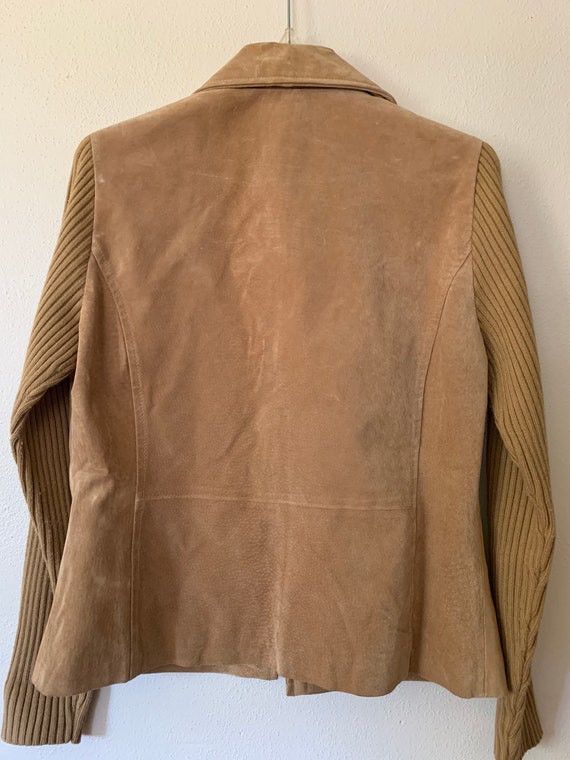 AMI leather jacket size small - image 4