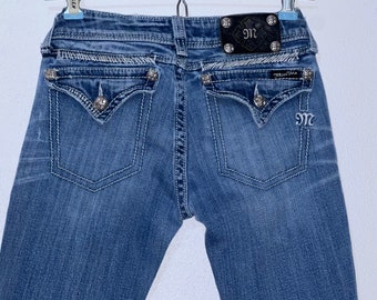 MISS ME Girls Size 12 JK58985 SKINNY Denim Jeans Embellished - Etsy
