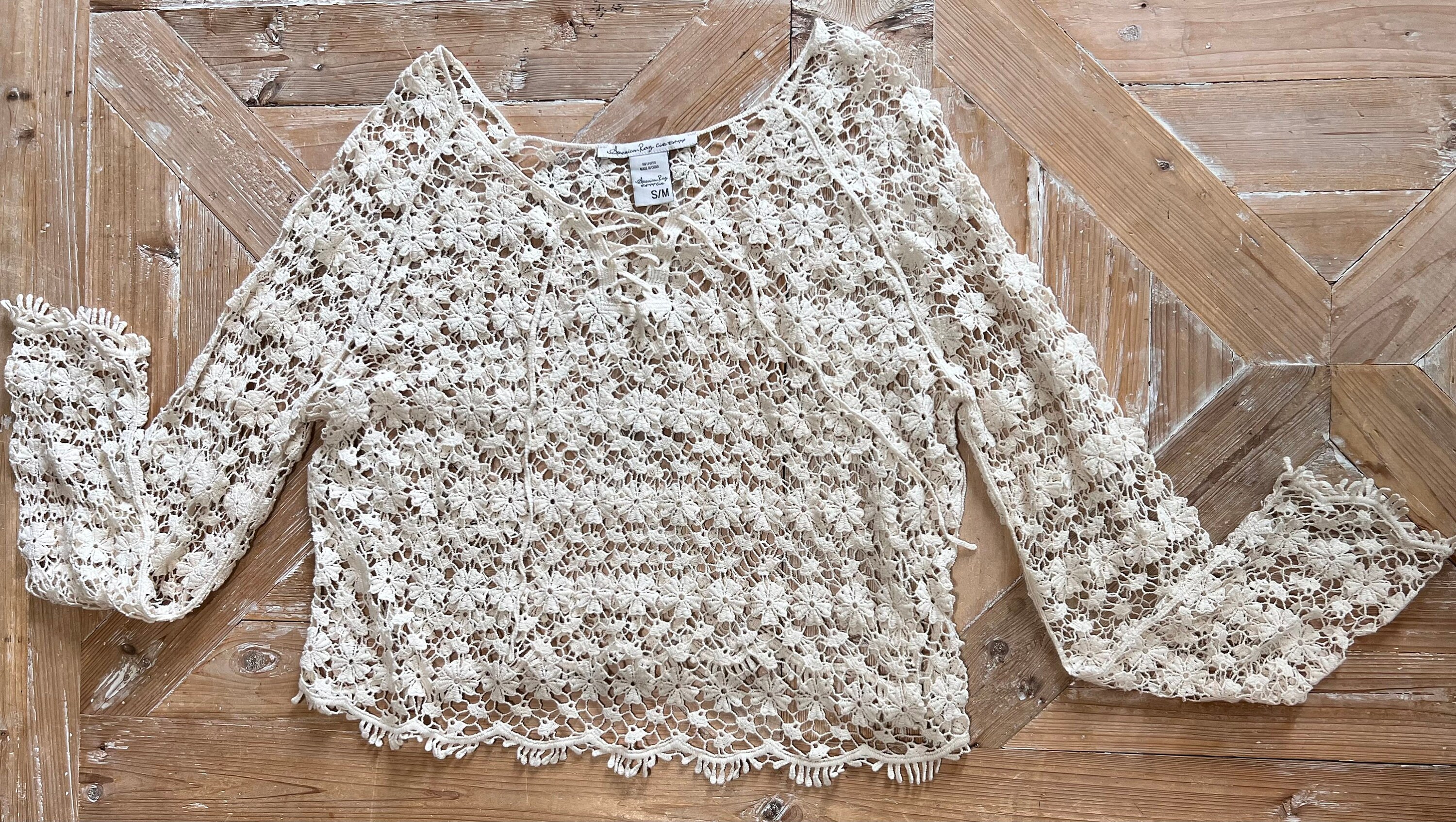 American Rag Lace Cover up Shirt Size S/m - Etsy American Rag Lace Cover up Shirt Size S/m - Etsy
