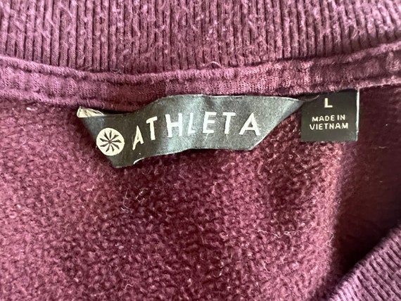 Athleta crew neck pullover size large - image 3