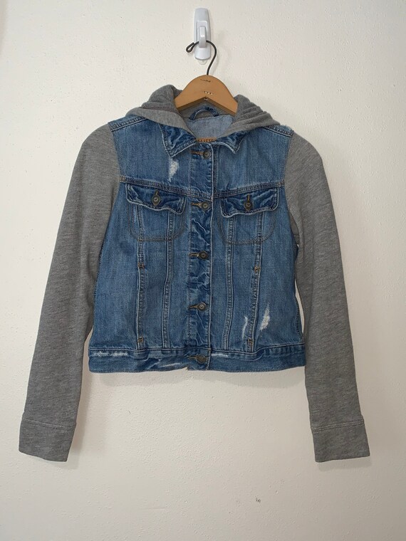 Veste en jean Hollister en d tresse taille petite Etsy France