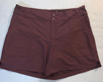 REI shorts 16 women’s maroon color