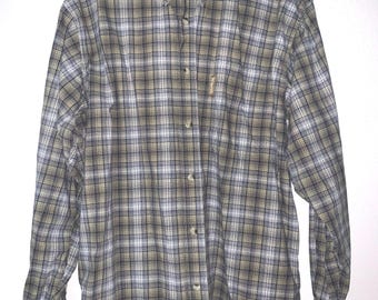 Columbia 2XL plaid long sleeve button down men’s