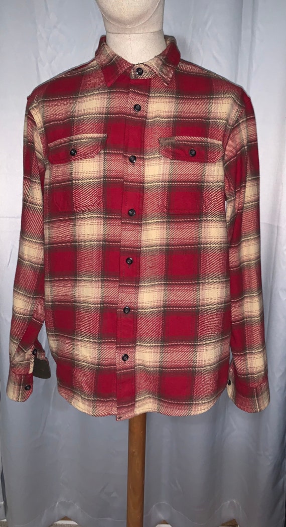 Orvis Flannel Long Sleeve Red Plaid 