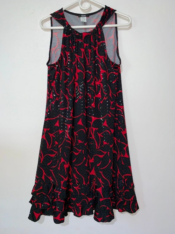 MSK red/black size 12 dress
