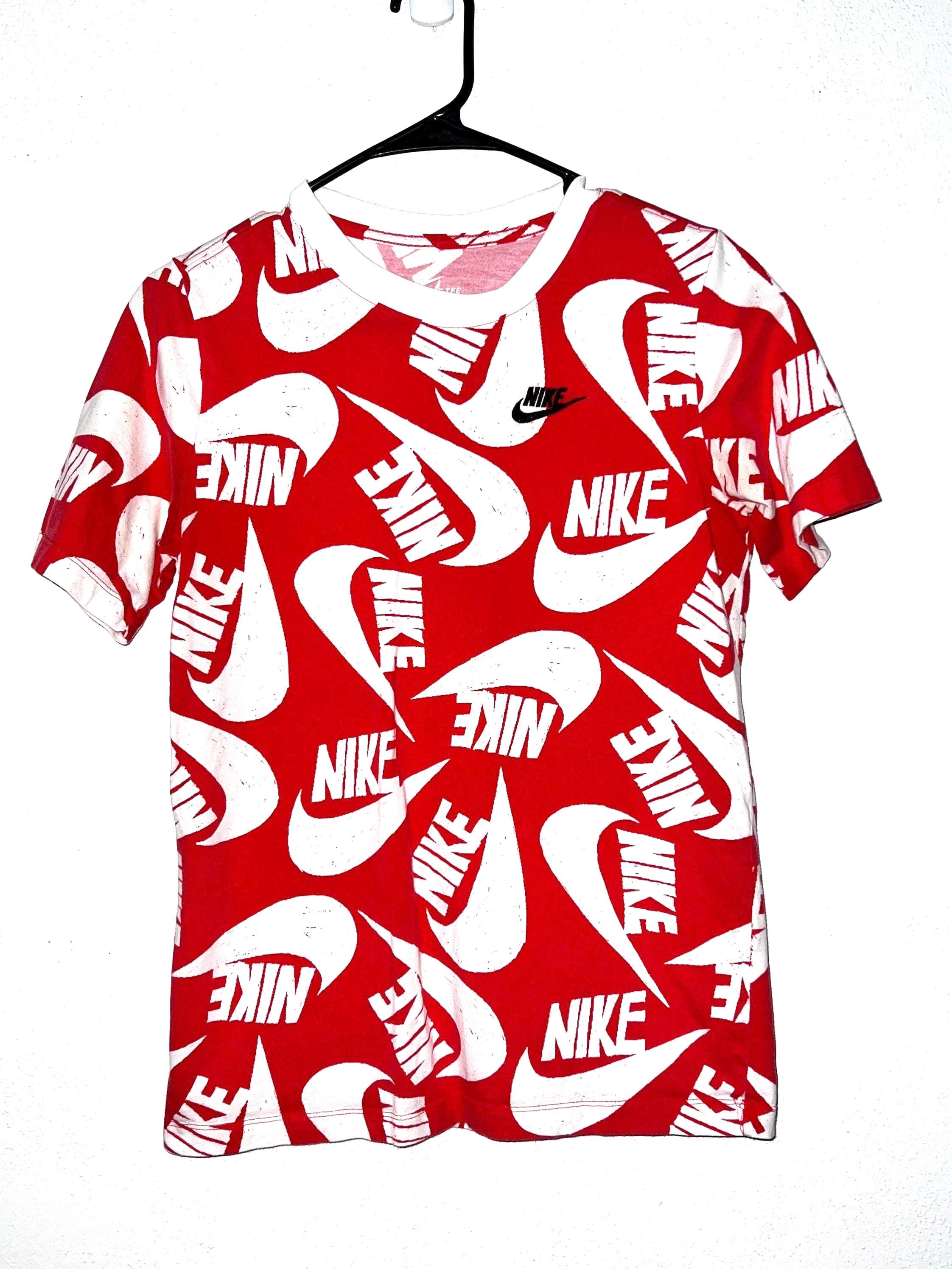 Nike All Over T-shirt Boys Size XL - Etsy