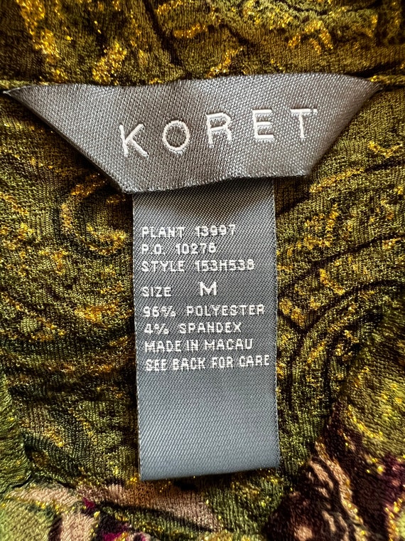 Koret multicolor button down size medium - image 4