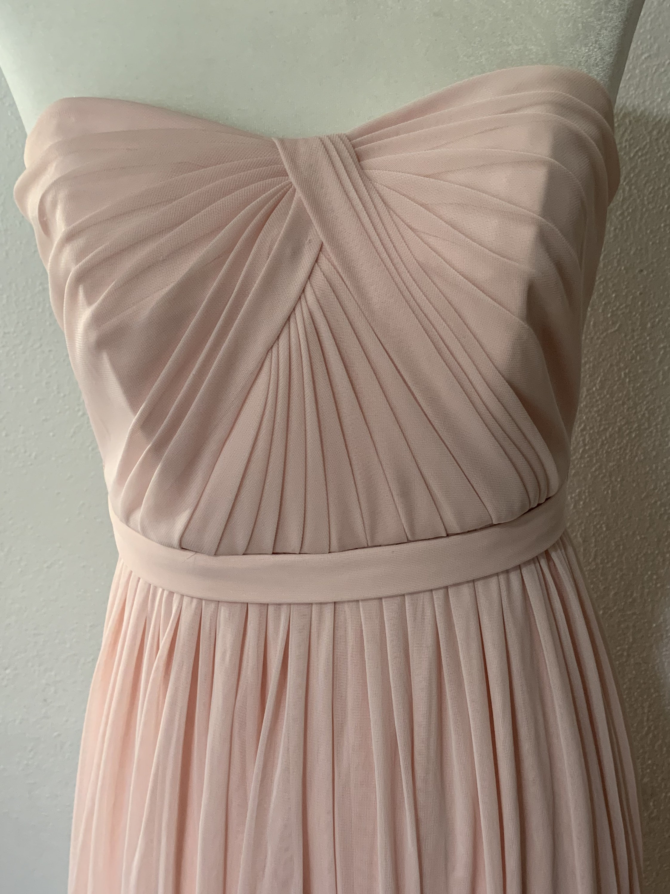 aqua chiffon bridesmaid dresses Aqua Blue Floral Embroidered Pleated Bridesmaid Dress – Modsele main image 0