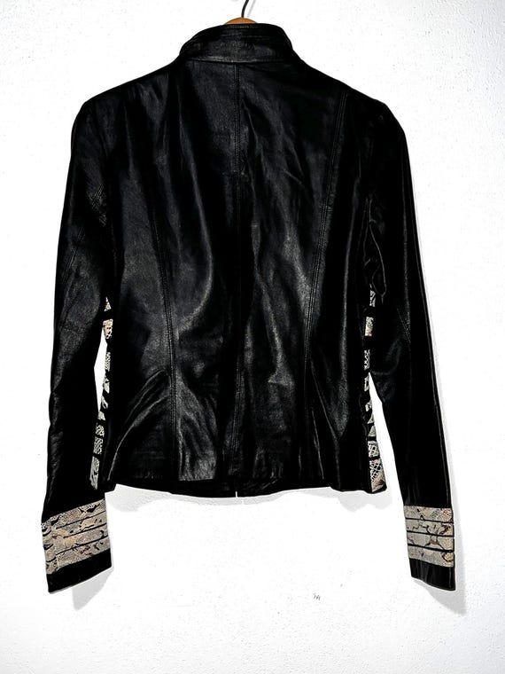 Grayse leather jacket size medium - image 4