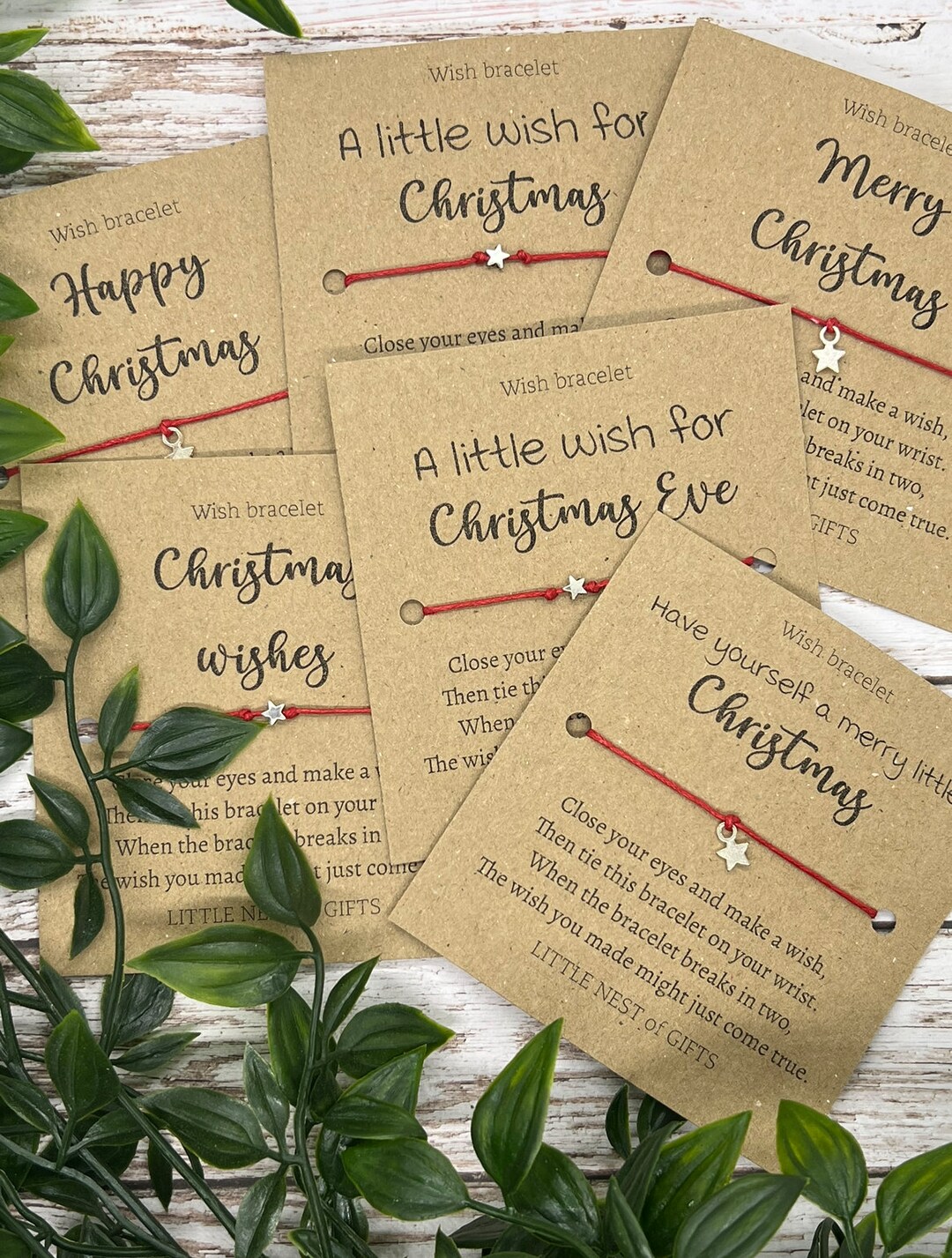 Christmas Wish Bracelets Lucky Dip Jewellery Blind Bag Jewellery