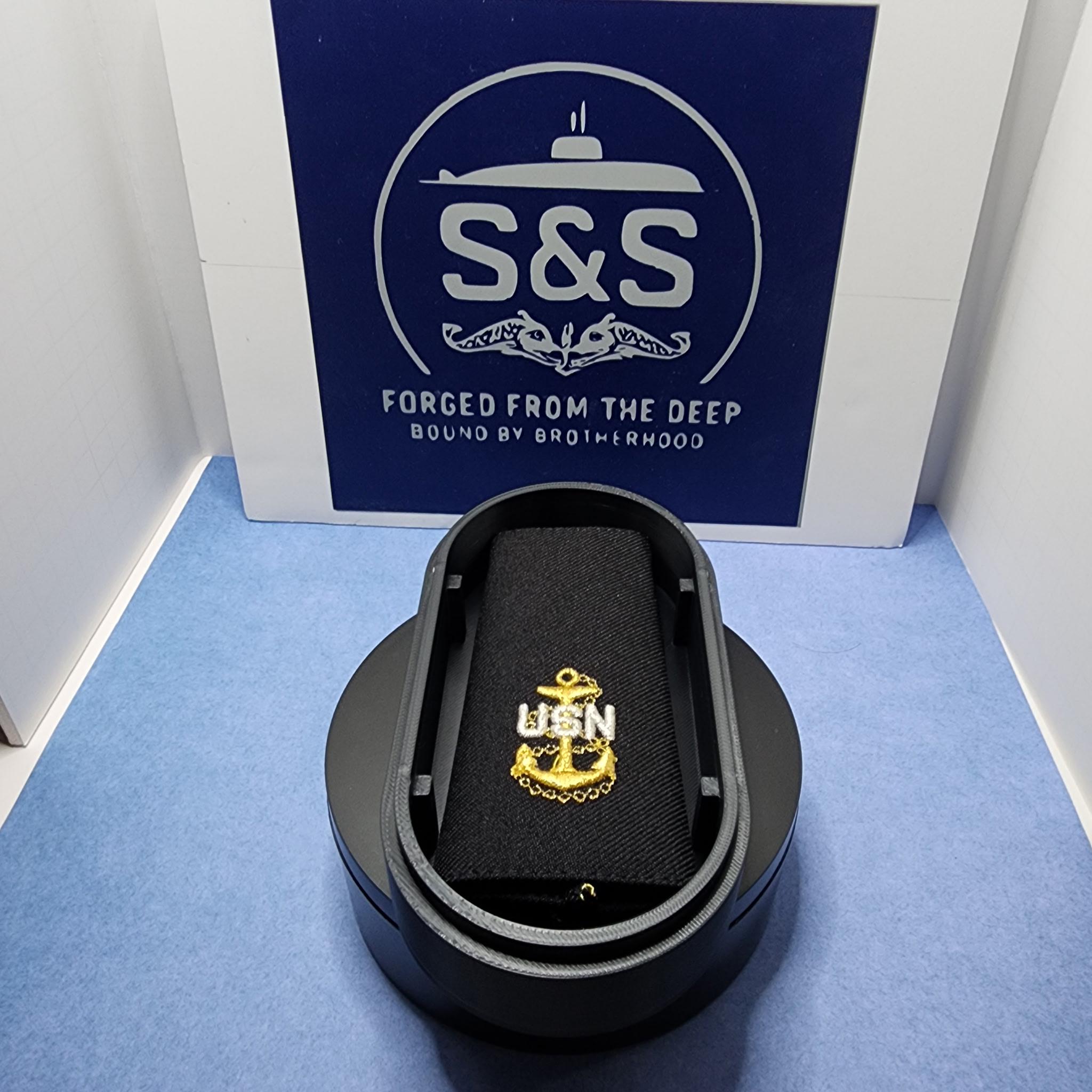 Chief Ribbon Personalized | US Navy Anchor Box–chief, Senior Chief & Master Chief ...